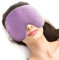 Aroma Season Face Heating Mask for Sinus, Microwave Heating Pad, Heated Eye Mask for Migraine Relief, 100% Natural Fillings, Washable, Lavender Scent, Gifts for Family Friends (Purple)