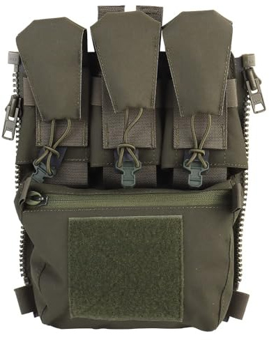ZENVIO TacTical BackPack Zip On Back Panel Banger For V5 Vest