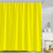 Duschvorhang Gelb 180x180 cm Schwerer Hotel Luxus Polyester Wasserdicht Duschvorhänge Anti-Schimmel und Textil Waschbar Schnelltrocknend für Badezimmer Badewannen mit 12 Haken