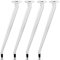 Lot de 4 pieds de table en fer forgé pour table basse en verre