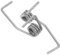 HOMSFOU 2pcs Refrigerator Door Hinge Spring Replacement Compatible Rfbebc Fridge Accessories for Smooth Door and Enhanced Functionality