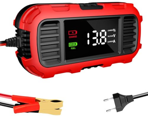 Cargador de batería de motocicleta - Cargador de conservación para motocicletas, 12V Preservación de la batería Cargador de conservación de conservación de la batería Dispositivo | Cargador de conserv