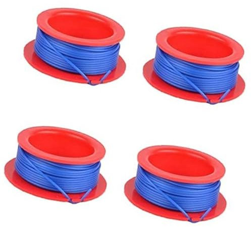 XUBOR 4 Pcs String Trimmer Line Spool Replacement, for Flymo ET21, for MINI, Trim ST Strimmer Trimmer Fly031 Accessories Parts Lawn Mower Spool