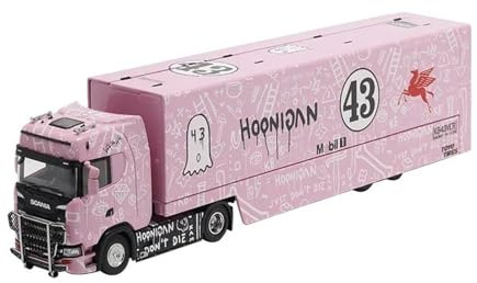GEOQZRU 1 64 Für Hoonicorn Doppel Container Ziegel Suballoy Auto Modell Sammlung Erwachsene Dekoration Statische Ornamente