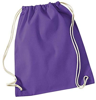 Westford Mill - Cotton Gymsac/Purple, 46 x 36 cm