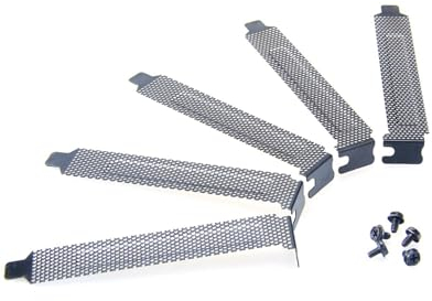 Gaohou 5 PCI Slotblech Bezug Staub Filter Erweiterung Abdeckplatte Shield Metall schwarz