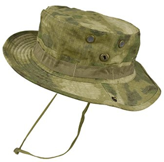QHIU Boonie Hut Fischerhut Bucket Hat Sonnenschutz Rund Hut Tactical Camo für Angeln Camping Outdoor Sport Herren Damen Unisex