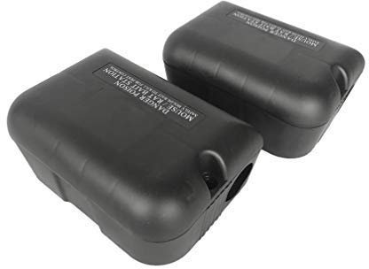2 Pack - Mouse/Rat Bait Station Box - Vermin Rodent Pest Control