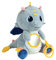 Jemini- Leon Dragon Peluche Activités +/-21 cm, 023920, Bleu