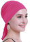osvyo Bambus Chemo Kopftuch für Frauen mit Haarausfall - Krebspatienten Kopfbedeckung Turban in Versiegelter Verpackung HELLES ROSA