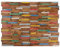 vidaXL 10x Teak Massiv Wandverkleidung Wandpaneele Wanddekoration Holzpaneele Wanddeko Wandtattoo Wandverblender Paneele Deko 1,03m²