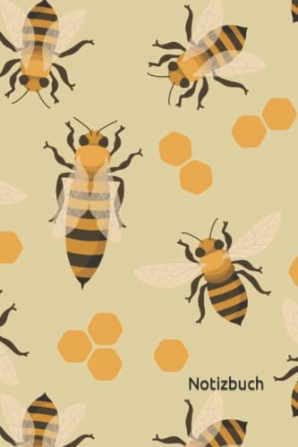 Notizbuch: Imker Notizbuch | 6x9 Zoll DIN A5 | 120 Seiten Punktraster | Bienen Notizheft | Bienenzüchter Tagebuch | Bienenhalter Geschenk