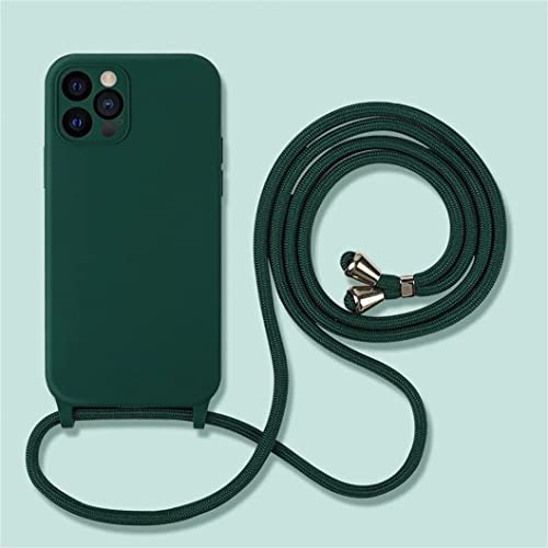 Jacyren Handykette Hülle für iPhone 13 Pro Handyhülle, Necklace Hülle mit Band iPhone 13 Pro Flüssig Silikon Hülle mit Kordel zum Umhängenband Schutzhülle Case für iPhone 13 Pro Handyhülle