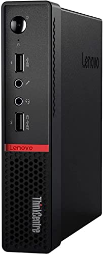 Lenovo PC Computer ThinkCentre M715Q Tiny, AMD A6-8570E, 8GB RAM, 240GB SSD, Windows 10 Pro + Office 2021 (Generalüberholt)