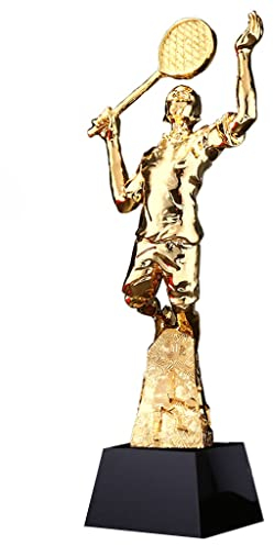 Pokale, Medaillen Auszeichnungen Trophäe Der Badmintonliga Goldene Meistertrophäe Kostenlose Lettering-Trophäe Trophäenvergabe Für Sport-Badminton-Events Pokale