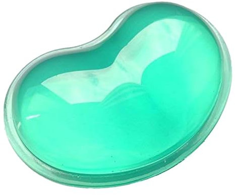 STOBOK Computer Mouse Pad Clear Desk Pad Keyboard Wrist Rest Computer Wrist Rest Gaming Desk Mat Heart Shaped Wrist Rest Wrist Pad Hand Rest Wristband Table Mat Green 3D Heart-Shaped