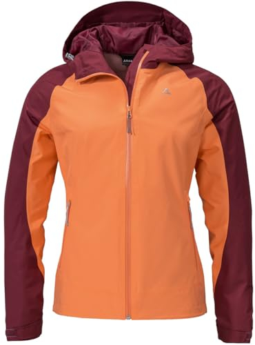 Schöffel Damen Jacket Wamberg L Regenjacke, Dark Burgundy, 38