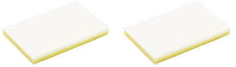 Fit For The Job Click System - Rapid and Accurate Coverage with Emulsion Paints On Indoor Walls and Ceilings, White, 6 x 4 Paint Pad Refill (Pack of 2)