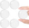 YOFASEN 6 PCS Door Stopper - Door Handle Wall Protectors Self Adhesive Silicone Door Handle Knob Bumper Guard Pads Stopper for Walls, Clear Rubber Door Knob, Round Wall Cushion, Transparent - 6 PCS