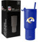 Simple Modern Offiziell lizenzierter NFL Los Angeles Rams Becher mit Klappdeckel und Strohhalmen, isolierter Becher aus Edelstahl, Geschenke für Männer und Frauen, Trek Collection, Los Angeles Rams