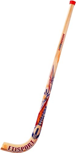 Bastone Hockey Pista Professionale ETISPORT FURY MEDIUM. Manico in nocciolo, lama laminata con fibra esterna. Semirigida, bilanciata - peso 500g.