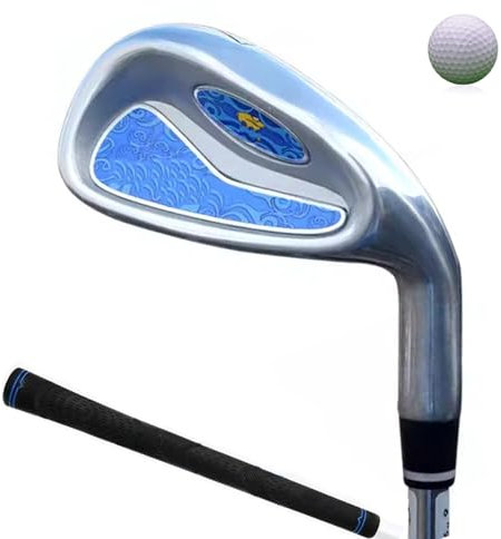 Bambini Golf Iron #7, Junior Kids Golf Mano Destra 7 Ferri, con Acciaio/Carbonio, Perfetto per i Ragazzi Ragazze Golf Club Ferro +1 Pallina da Golf (albero di carbonio (9-12 anni), blu)