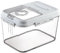Uotyle 7.5Kg Kitchen Airtight Flour Cereal Storage Container Bin For Bread, Oatmeal, Grain, Coffee, Bean, Corn Flakes, Sugar, Pasta, Pet Food, Rice Dispenser Organizer Storage Box With Measuring Cup