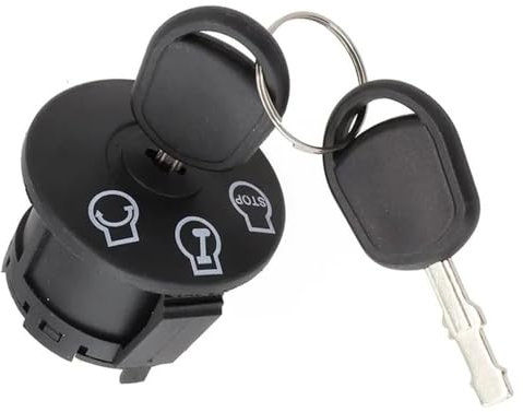 Interrupteur d'allumage avec clé Compatible avec l'interrupteur de démarrage d'allumage de Tondeuse à Gazon