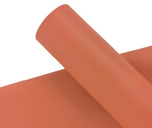 Kunstleder Selbstklebend Leder-Reparatur-Flickenband Für Möbel, Starkes, Selbstklebendes Lederband, Anti-Kratz-Flicken Für Sofas, Couchen, Autositze(Orange color,39.4x54in)