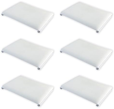 6 Tampons de Déligneuse de Peinture,Tampons de Remplacement pour Coupe-Bordure,Peinture Coupe-Bordure Retouche,Pour Peinture Intérieure(12 x 9cm)