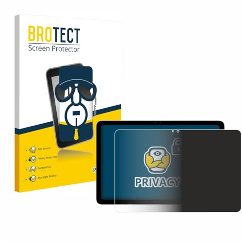 BROTECT Blickschutzfolie für Google Pixel Tablet | Anti-Spy Displayschutz Made in Germany Tablets Privacy Screen Protector Sichtschutz Blaulichtfilter Klare Folie