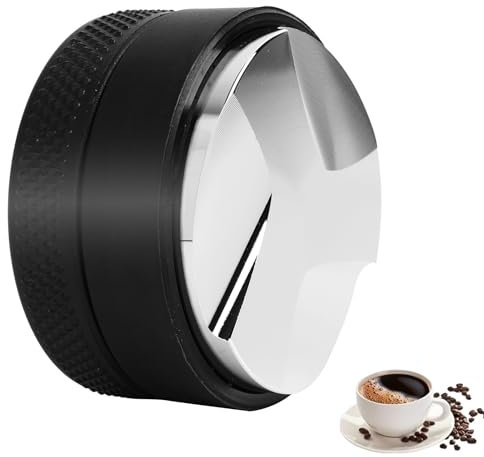 Coffee Distributor 58mm Espresso Leveler Tool für Kaffee Siebträger Vor dem Tampen, Inkl Silikonmatte, Verstellbares Leveler Tool zum Gleichmäßigen Verteilen von Kaffeepulver