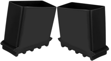 DIYEAH 2 PièCes Couvre-Pied D'ÉChelle En Caoutchouc AntidéRapant Et RéSistant À L'Usure Pour Escabeaux Et ÉChelles - Protection SéCuritaire Et Isolation Facile À Installer Pour Usage Domestique Et Pro