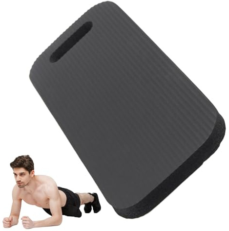 Pilates per ginocchio yoga - Stuoia per esercizi AB Roller | Pad yoga spesso senza slittamento per supporto al ginocchio | Rettangolo Mat per esercizi a pavimento morbido | Portatile con imbottitura