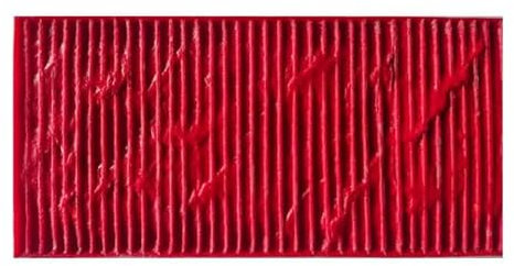 ZBJDX Piccolo Stampo per Cemento, Stampo per Pietra con Scanalatura Verticale, Tappetino per Cemento Senza Giunzioni, per Stampi in Pietra per Esterni