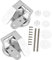 SEWACC 1Set Cerniere per Sedili Wc con Chiusura Ammortizzata Installazione per Wc e Accessori per Bagno