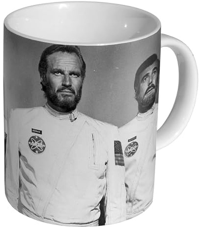 Planet of The Apes 1968 - Ceramic Coffee & Tea Mug 11oz - Durable Glossy White Cup - Classic Sci-Fi Movie Charlton Heston