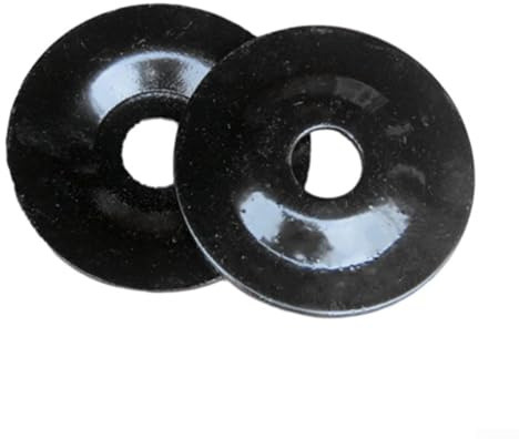 Metall- und Kunststoff-Schleifer-Träger-Trägerplatten-Ersatz-Kit für Desktop-Schleifmaschinen - Inklusive Unterlegscheibe und Splint-Adapter, Silber/Schwarz (1 Set)(C)
