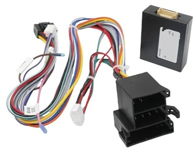 AJHJET Façade D'autoradio Décodeur D'autoradio CANBUS Adaptateur Commande Au Volant pour Megane 2 pour Clio 3 pour Traffic Mk2 pour Kangoo Dash Entourée