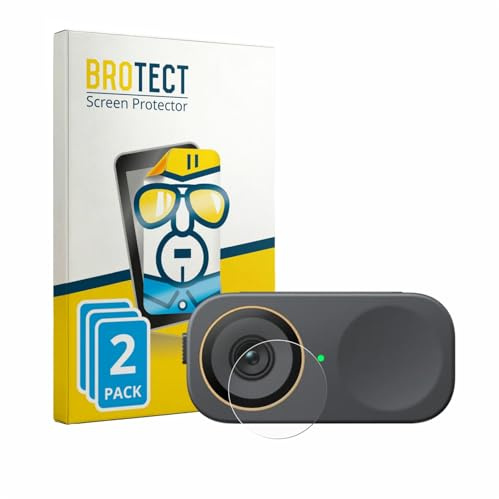 BROTECT 2 Stück Schutzfolie für Insta360 Link 2C Pro (Linse) Displayschutz Folie Made in Germany, Ultra-Klar
