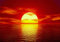 wandmotiv24 Fototapete Sonnenuntergang Meer 1, XL 350 x 245 cm - 7 Teile, Wanddeko, Wandbild, Wandtapete, Strand, Sonne, Abendhimmel M0048
