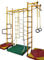 NiroSport Klettergerüst Indoor für Kinder M3 in Gelb Sprossenwand für Kinderzimmer Turnwand für max. Belastung bis 130 kg