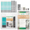 Zeichen-Set, Skizzen- und Kohle-Bleistifte, 100-Seiten-Zeichenblock mit Geknetetem Radiergummi, Art Kit und Werkzeug für Kinder, Jugendliche und Erwachsene, Sketch Set