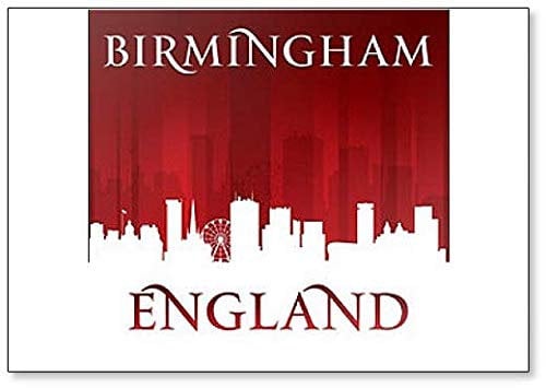 Birmingham England City Skyline - Classic Fridge Magnet