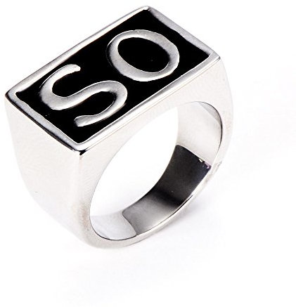 LOPEZ KENT Schmuck Herren Edelstahl Ringe,Söhne von Anarchie Jax SO,Größen 72 (22.9)