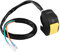 Moto Guidon Interrupteur On Off Bouton,Fydun ON/OFF Phare LED Interrupteur moto pour 7/8 inch Guidon Scooter de Moto(Bouton Jaune)