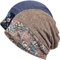 MaxNova Damen-Mütze aus Baumwolle, Spitze, Turban, weiche Schlafmütze, Chemo-Hüte, modischer Schlapphut, 2er-Pack mit warmem Fleece-Futter, Einheitsgröße