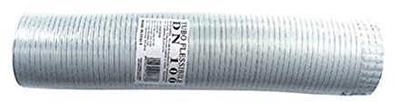 tubo de humos flexibles de aluminio extensible BLANCOS 110 mm de 1 a 3 mt