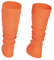 STEVEN Stulpen Mädchen Orange, Wadenwärmer aus Baumwolle für Mädchen, Stulpen Kinder Mädchen, Stulpen für Kinder, beinstulpen Mädchen, Leg Warmers Kinder, Geschenk für Junge Tänzer