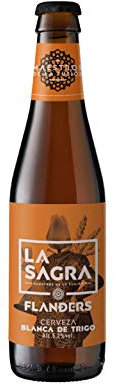 La Sagra Flanders Blanca de Trigo Cerveza Artesanal de Estilo Belgian White, 330ml